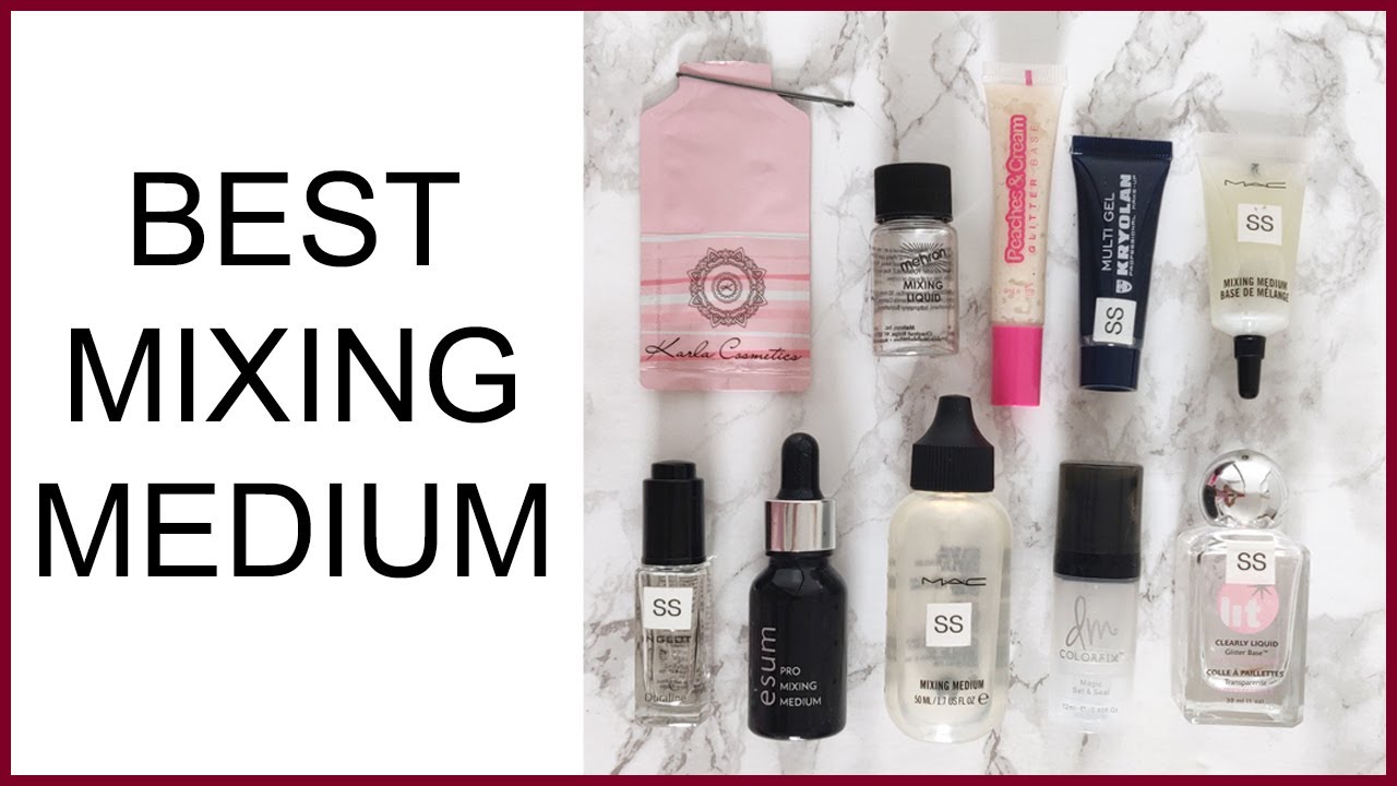 How to use mixing medium for eyeshadow - Best mixing medium for multi chrome eyeshadows and pigments