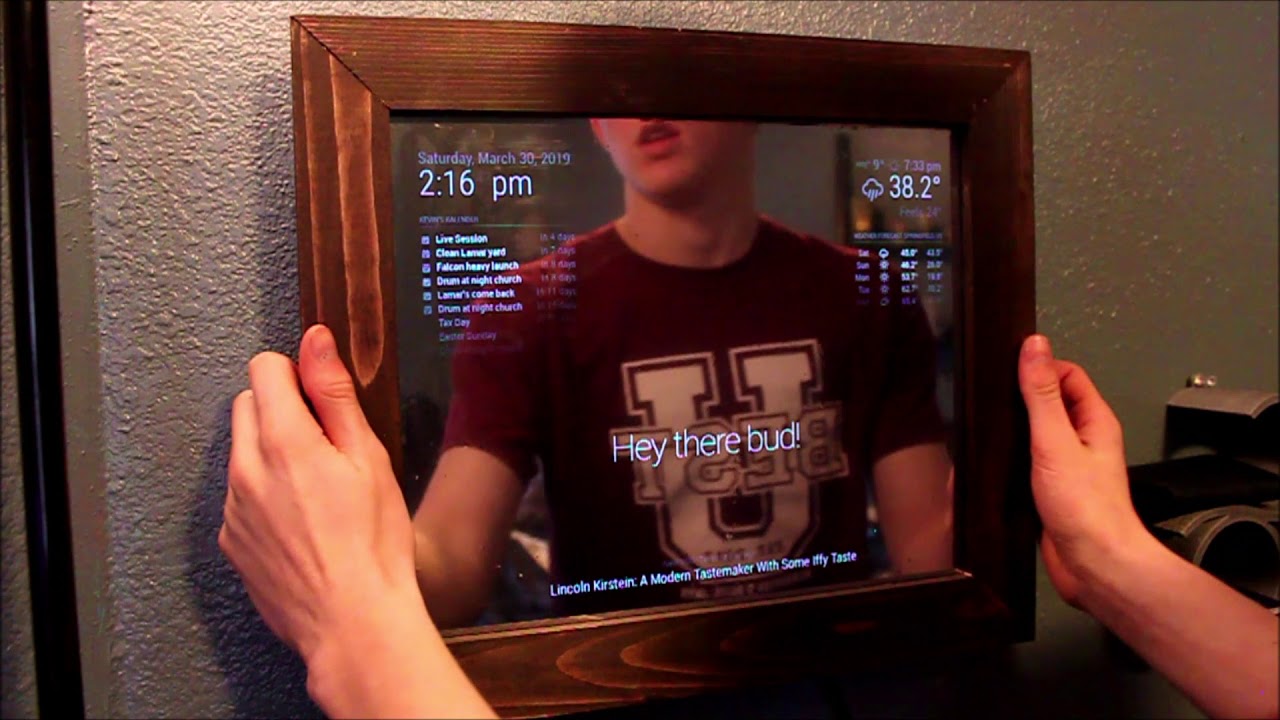 $15 Smart Mirror with Raspberry Pi 3B