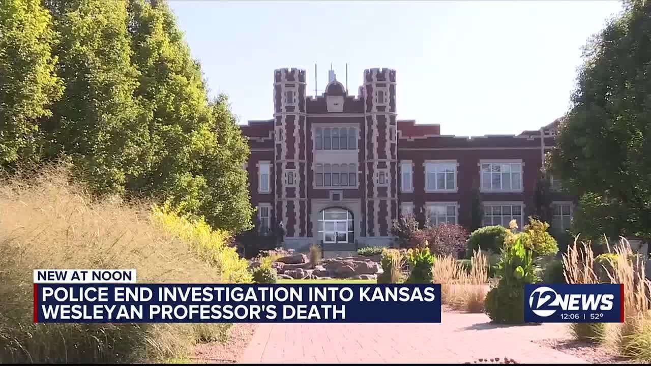 Investigation closed in death of Kansas Wesleyan professor