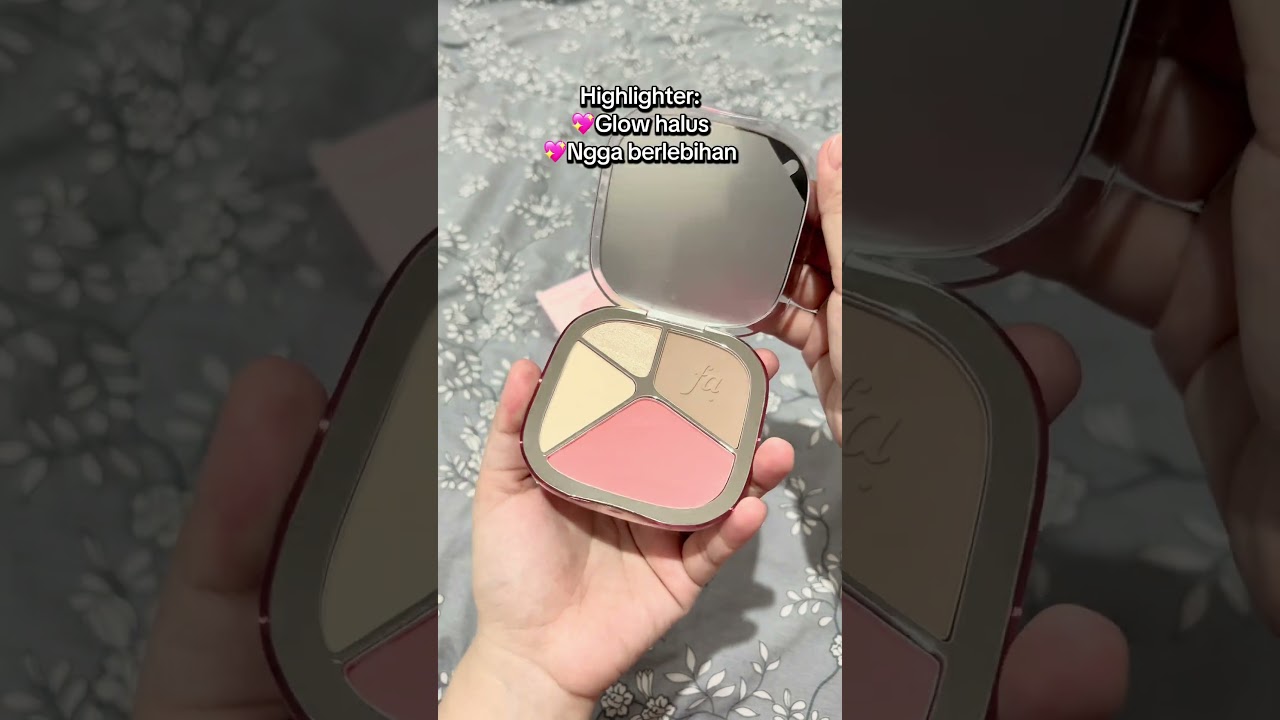 Daily makeup jadi lebih simple ✨1 palette untuk contour, blush & highlightNatural tapi tetap glowing