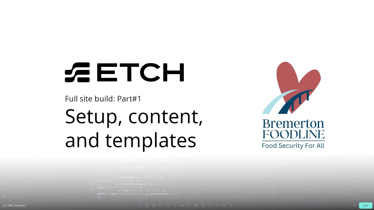 EtchWP Site Build Part 1: Setup, Content, and Templates