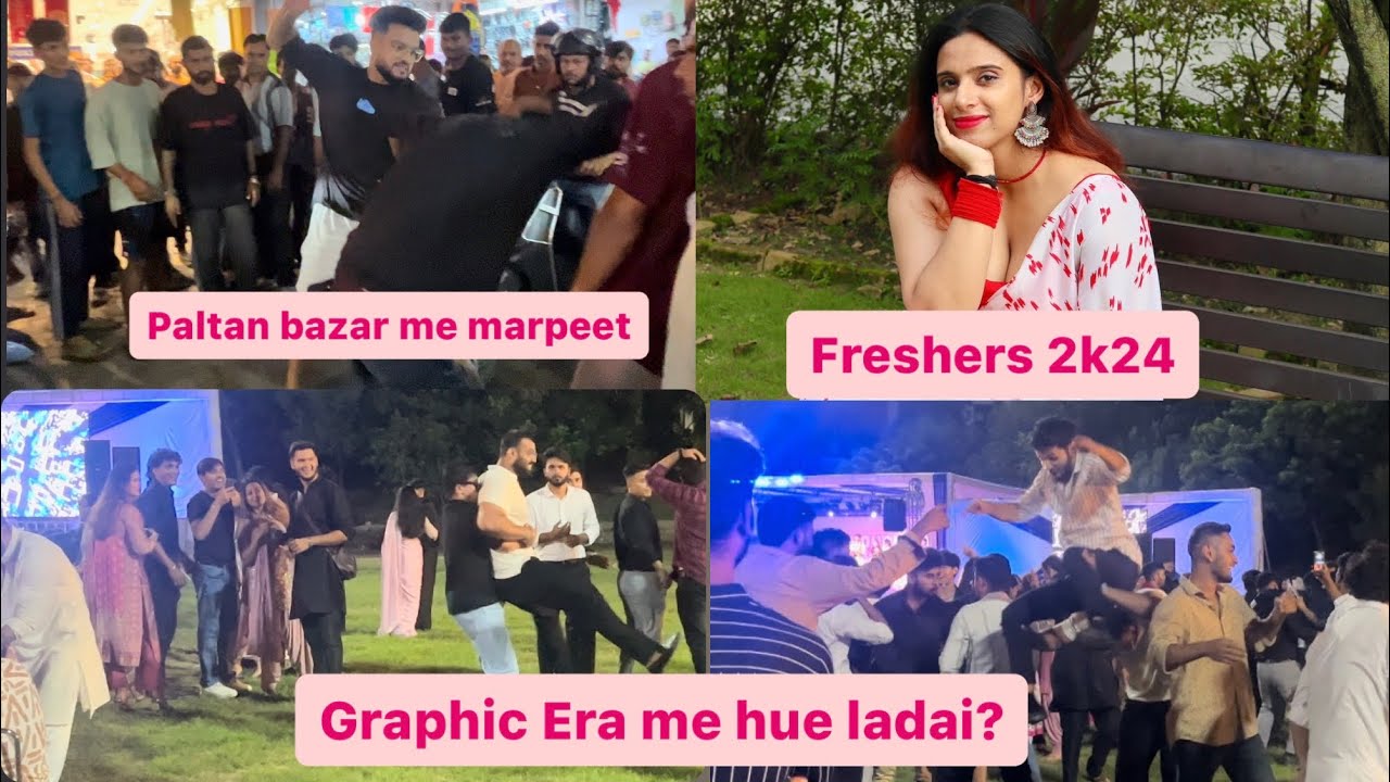 MBA & BBA FRESHERS 2k24 🎊 | Graphic Era University | Vasu_Fitness