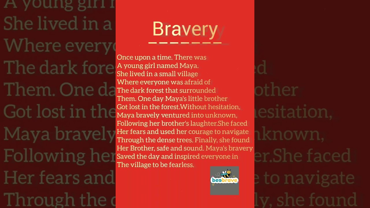 Short Story on bravery in English #short #story #bravery #hk