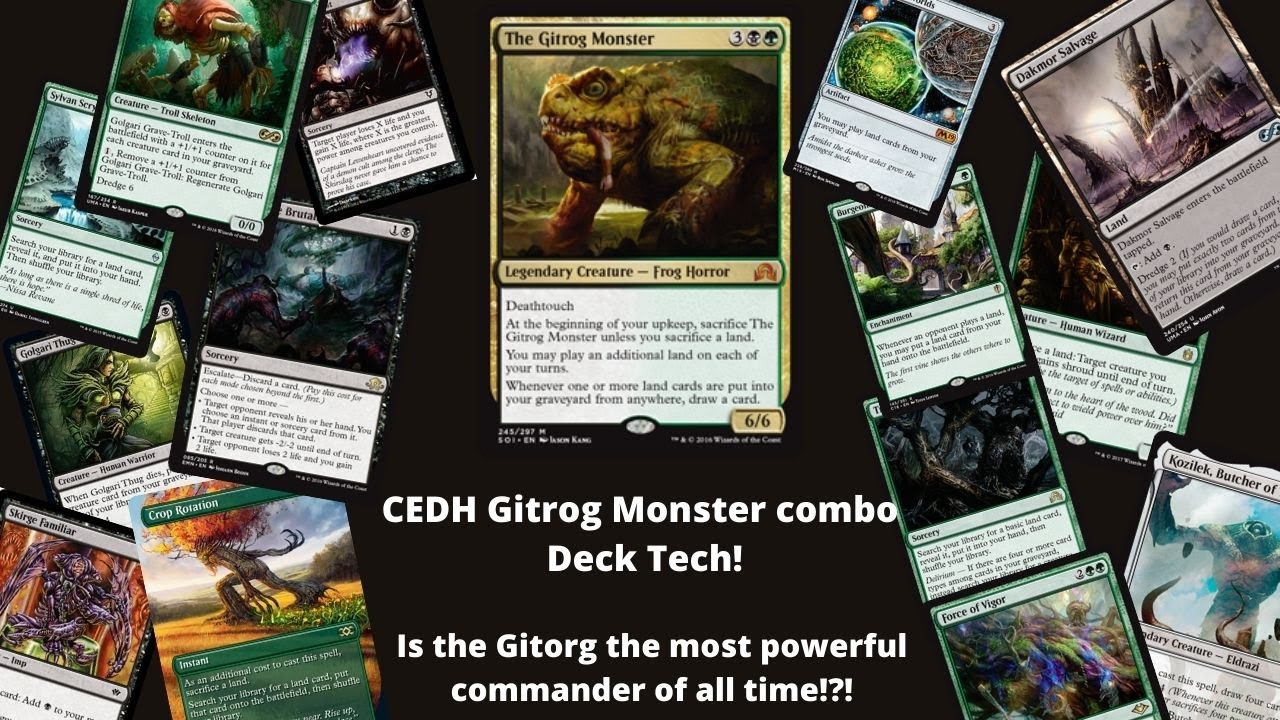 Insane Top Teir CEDH Gitrog Monster combo Deck Tech!