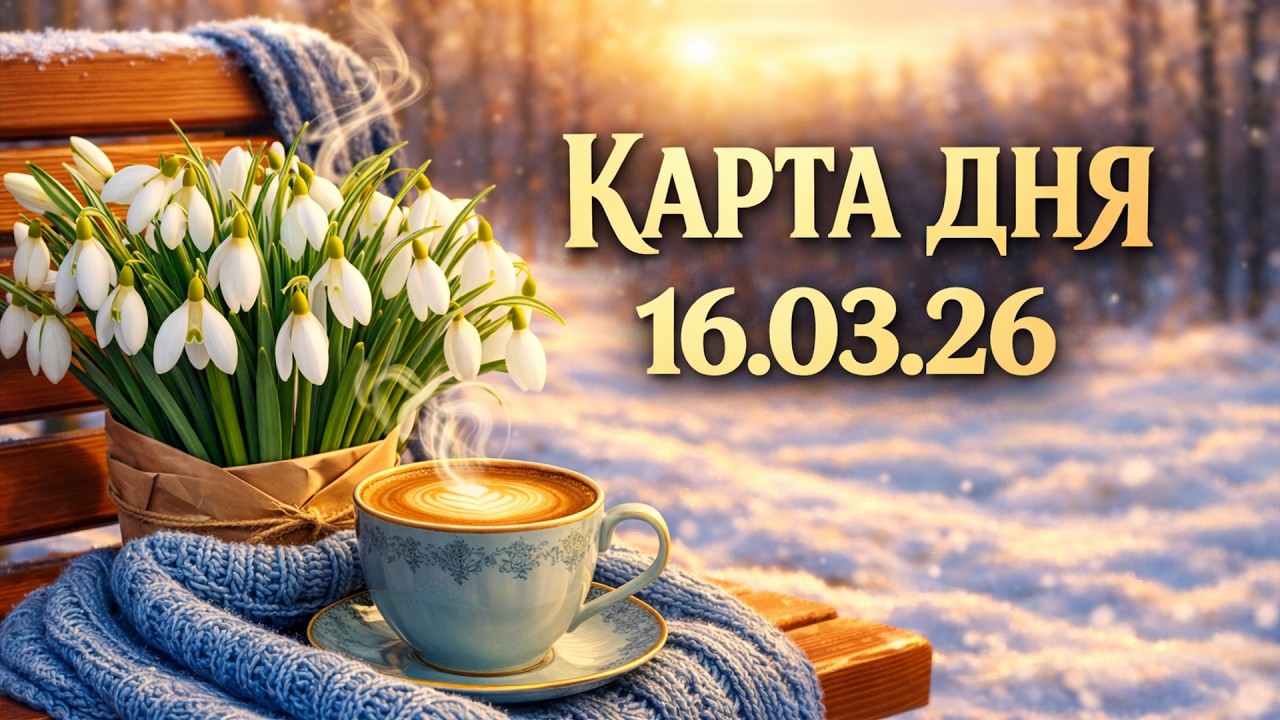 КАРТА ДНЯ -  16 МАРТА 2026 - 🍀 ТАРО - ВСЕ ЗНАКИ ЗОДИАКА - РАСКЛАД / ПРОГНОЗ / ГОРОСКОП / ГАДАНИЕ