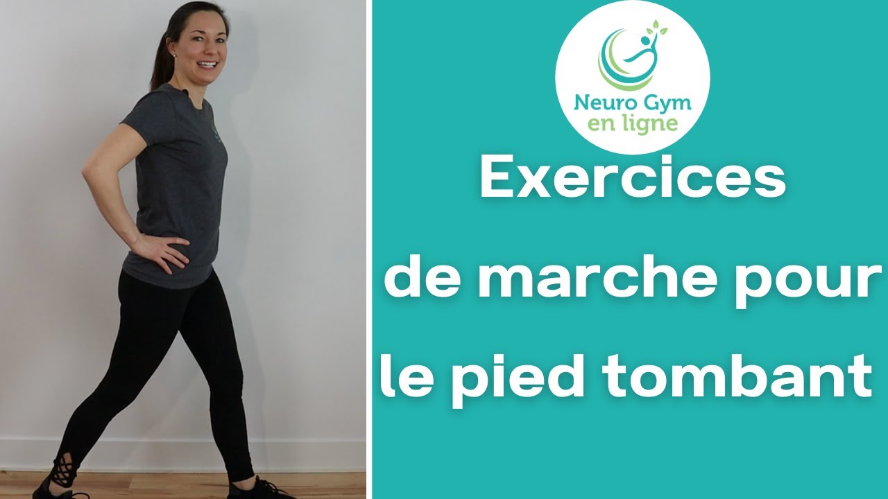 Exercices de marche pour le pied tombant │Post-AVC, SEP, lésion médullaire et autre