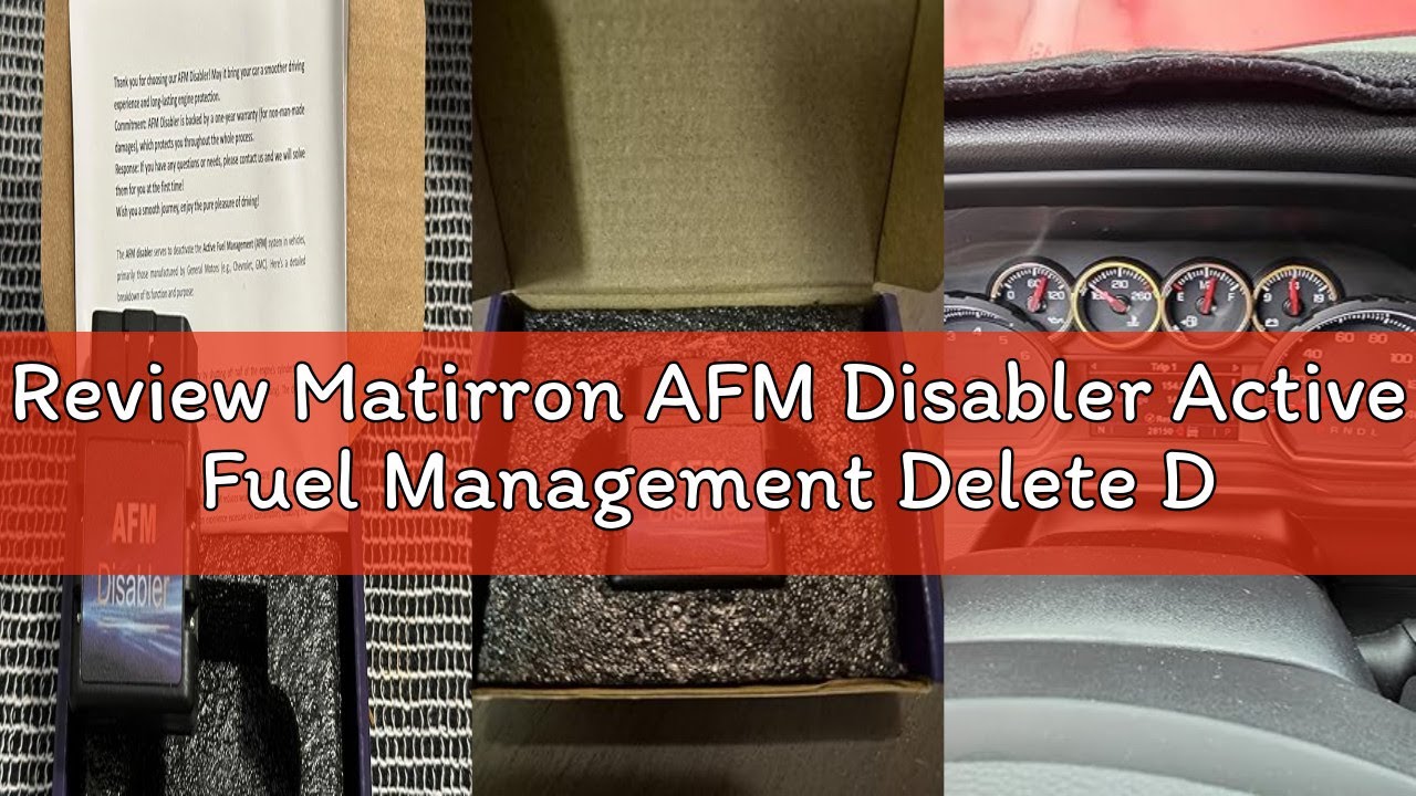 Review Matirron AFM Disabler Active Fuel Management Delete Disabler for Chevy Silverado 1500 Accesso