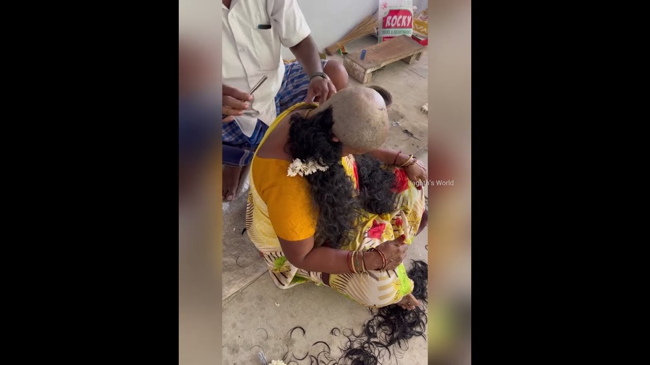 மொட்டை அடித்தல்|குல தெய்வம் கோவிலில் நேர்த்திக்கடன்|Mottai #youtube #shorts #godt#temple