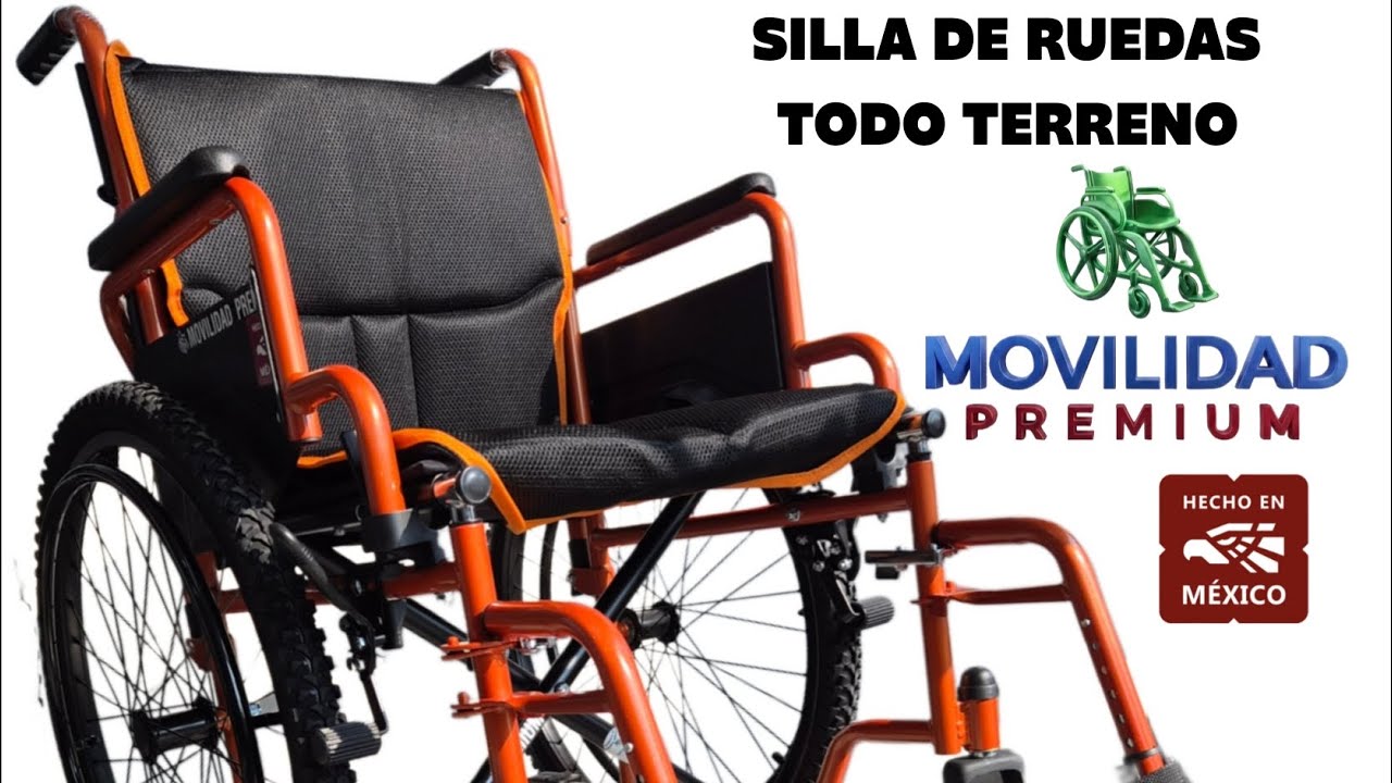 Silla de ruedas todo terreno- Fabricante en México- Movilidad Premium 😀🇲🇽🇲🇽🏭