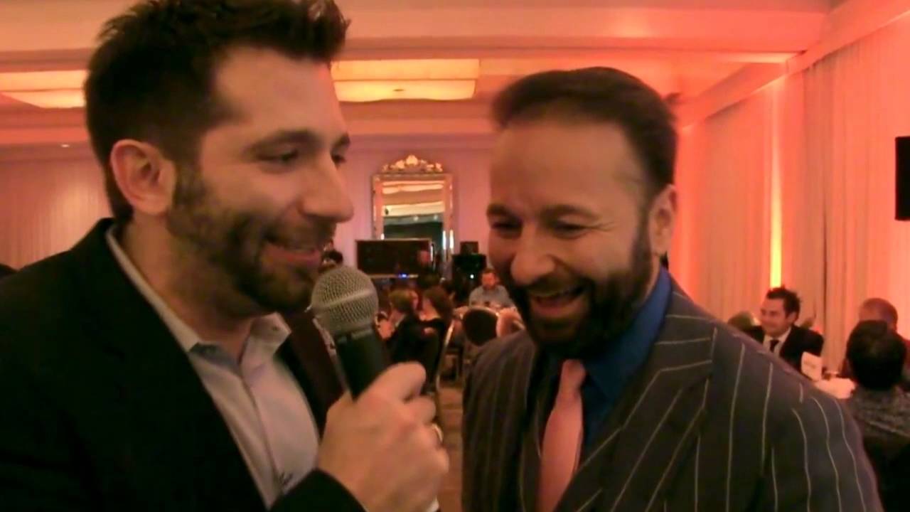 Joe Stapleton and Daniel Negreanu at the American Poker Awards