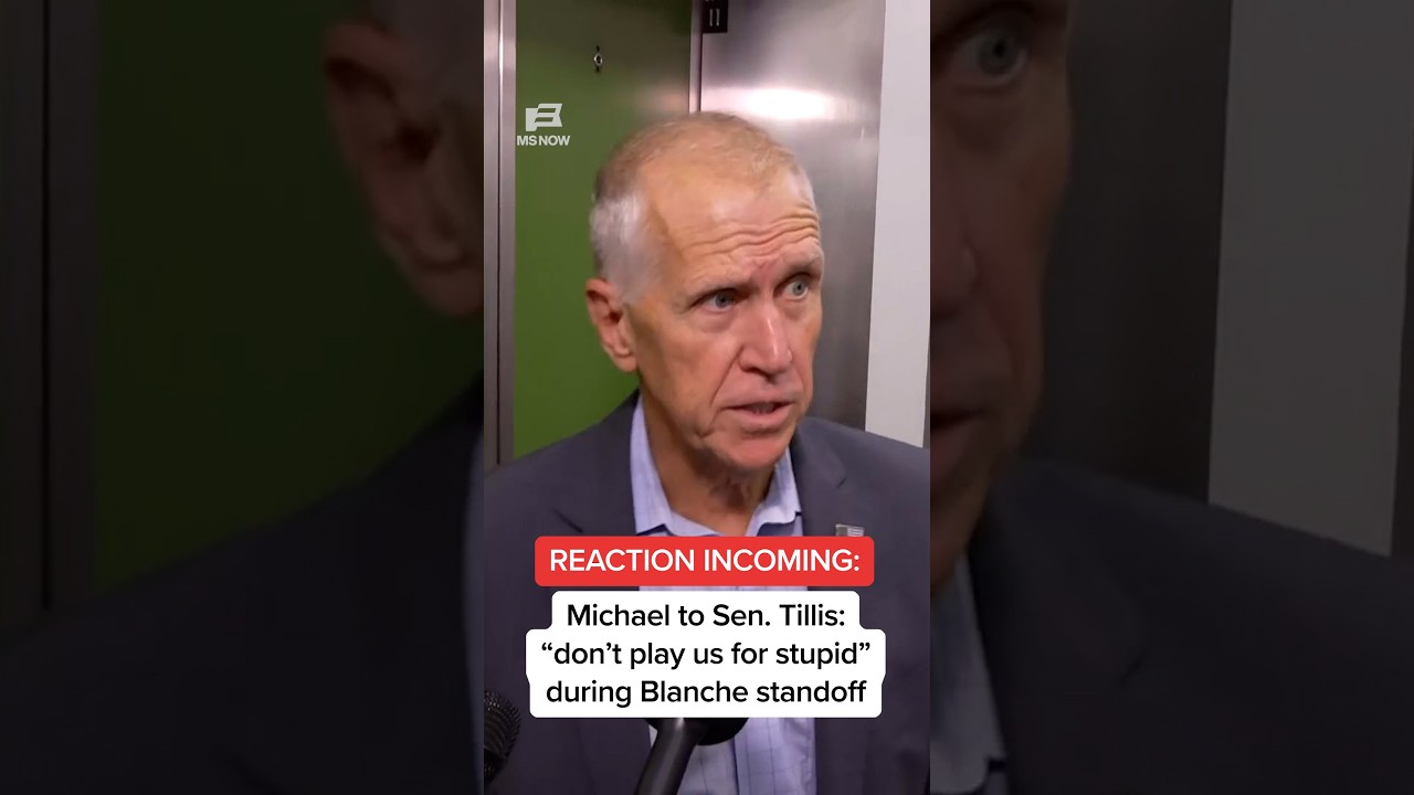 Michael to Sen. Tillis: 'Don't play us for stupid' during Blanche standoff