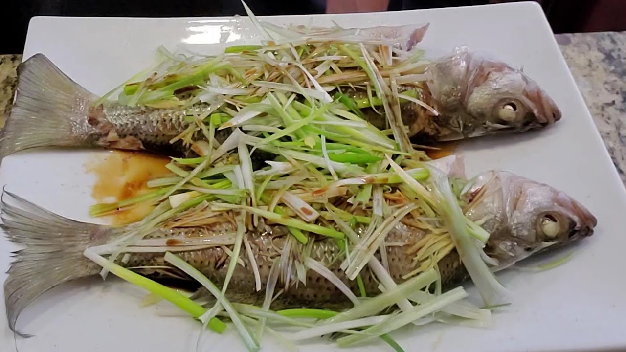 Steamed Whole Fish - Striped Bass