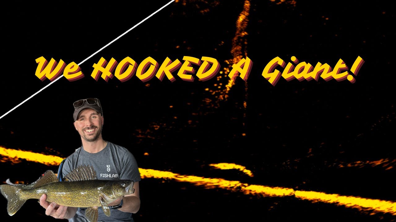 Ice Fishing the French River for Walleye...We Hooked a GIANT!