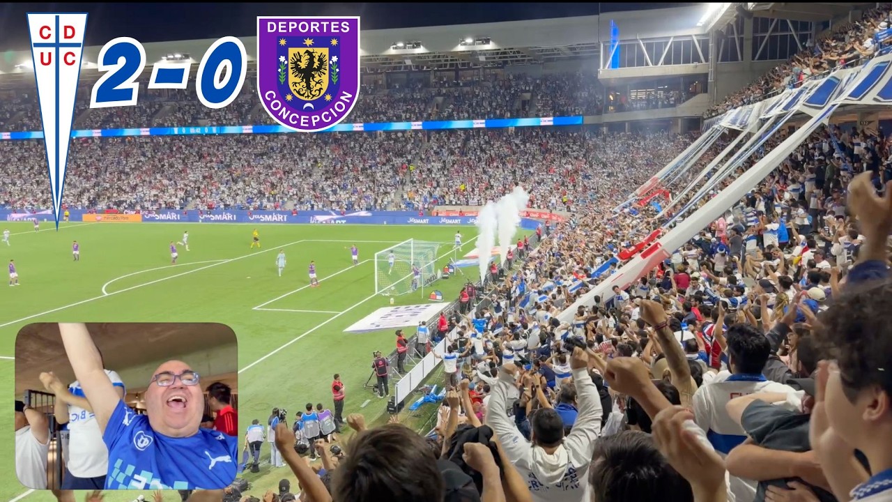 Primer Triunfo del Campeonato - U. Cat&oacute;lica 2 - Concepci&oacute;n 0 - Vlog y Reacci&oacute;n desde el Claro Arena