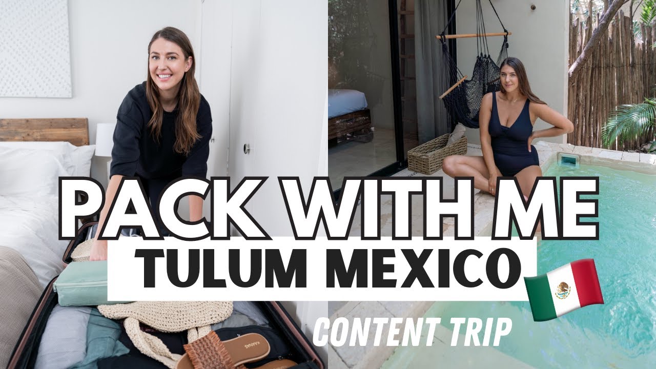 Pack With Me for Vacation in TULUM Mexico