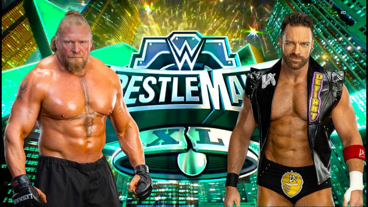 WWE 2K25 Brock Lesnar vs. LA Knight