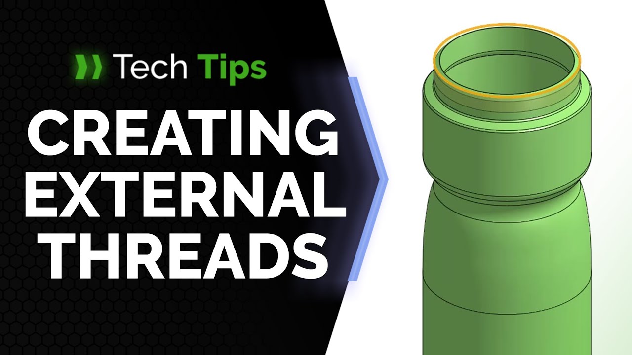 Creating External Threads in Onshape - Tech Tip