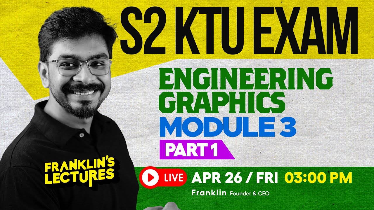 S2 Engineering Graphics | KTU B Tech 2024 Exam | Franklin's lectures | 2019 Scheme