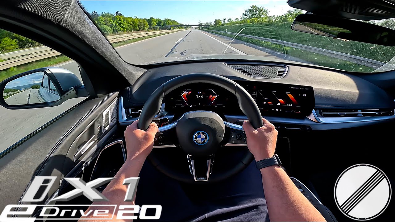 2025 BMW iX1 eDrive20 | 204PS | Test & TopSpeed Drive on German Autobahn