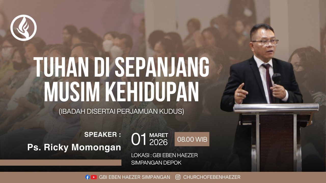 Ibadah Online | Ps. Ricky Momongan | Tuhan disepanjang Musim Kehidupan