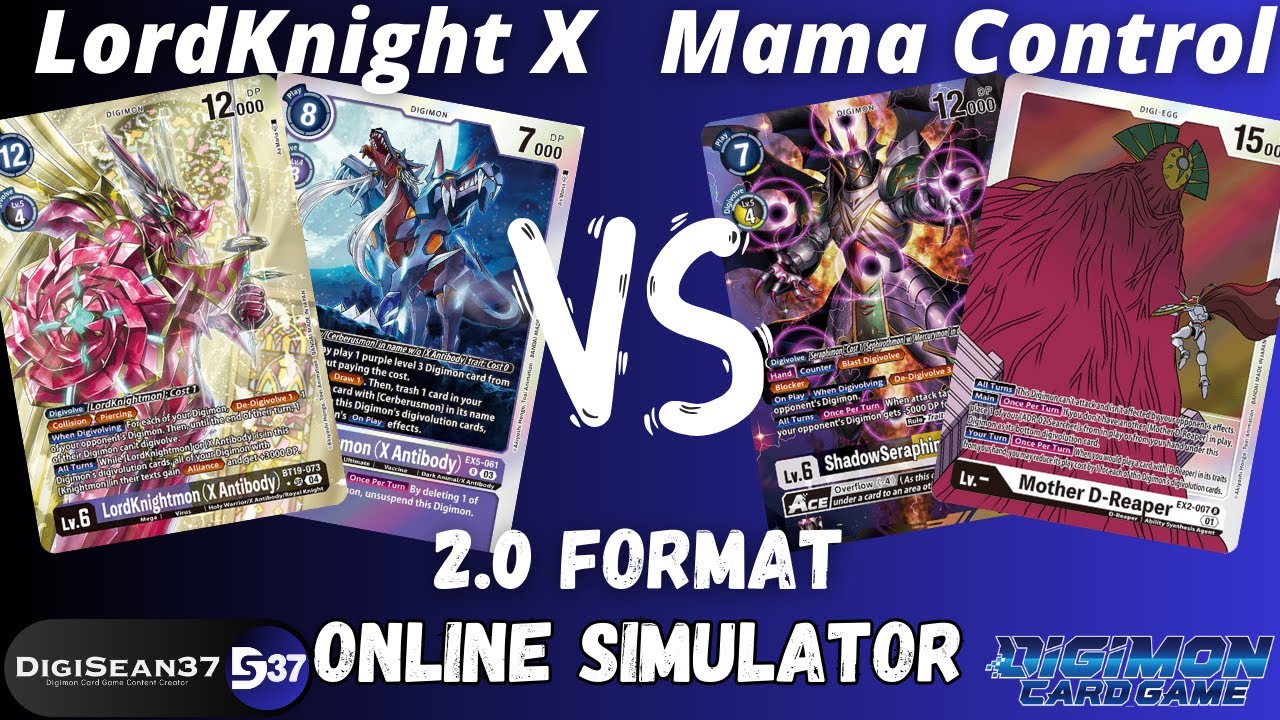 LordKnightmon X VS Mother Control | Digimon Card Game | Special Booster Ver.2.0