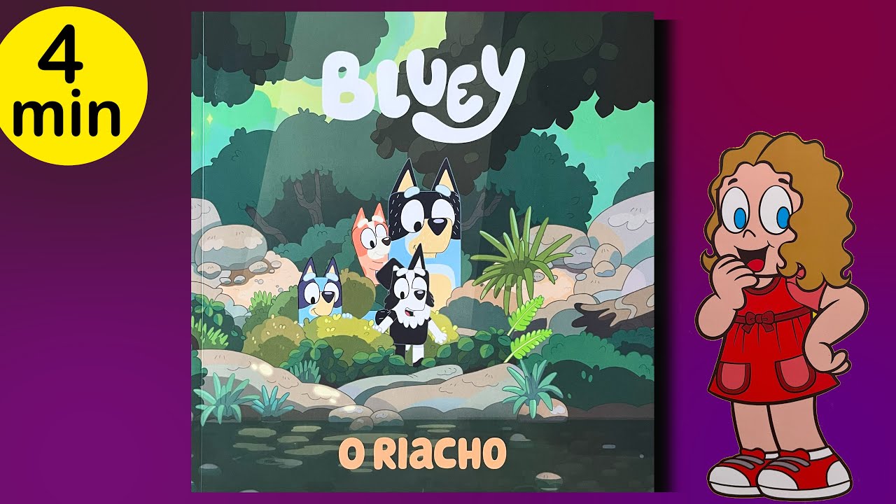 O RIACHO - Lendo um livro da BLUEY!