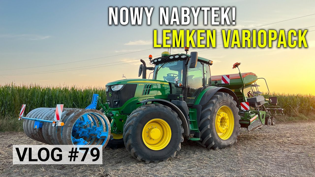 NOWY NABYTEK🔥LEMKEN VARIOPACK - ZDRADA ZIELONEJ MARKI?🤔 SIEW RZEPAKU | VLOG #79
