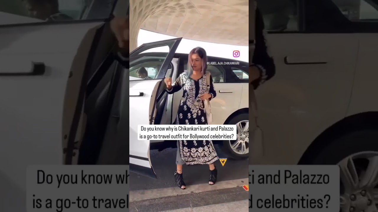 Bollywood celebrities airport wear. #airport #fashion #lucknowi #chikankari #ethnicwear