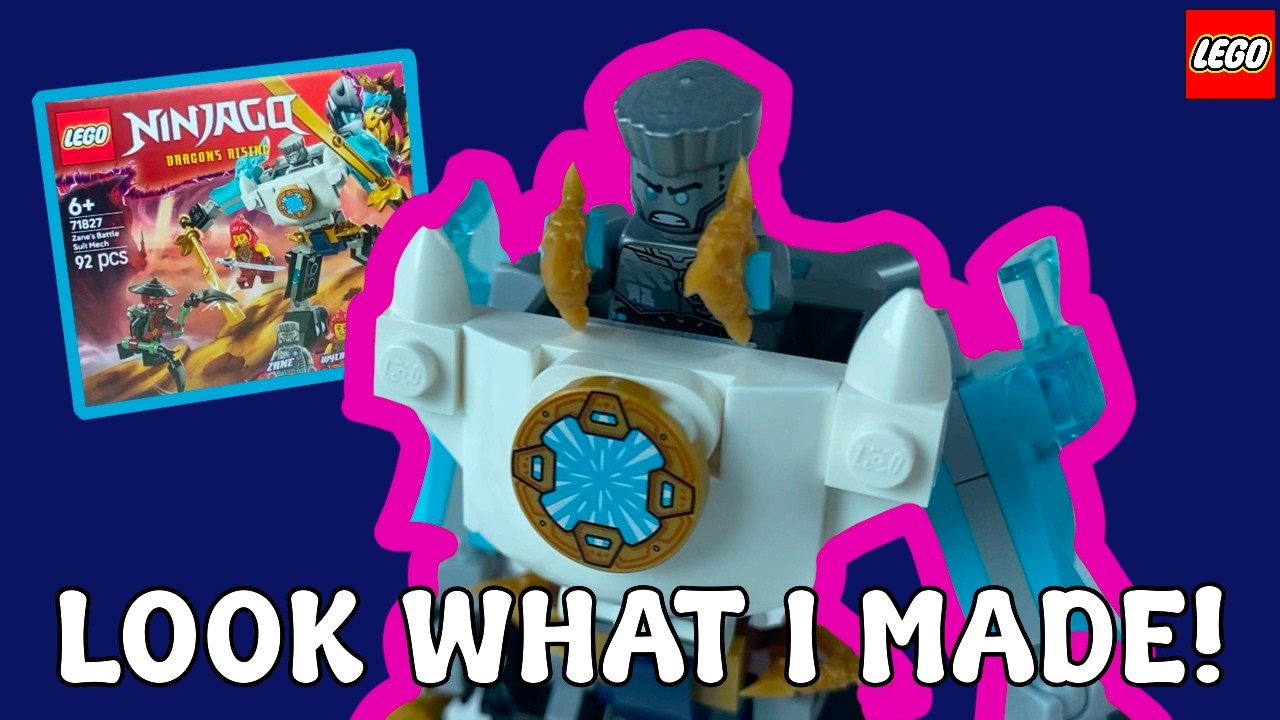 Small Set, BIG Swords! | LEGO NINJAGO 71827 Zane's Battle Suit Mech Review