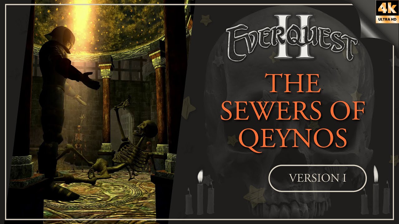 EQ2 | Ambience & Music | Study & Sleep | The Sewers of Qeynos | V1 | 4k60
