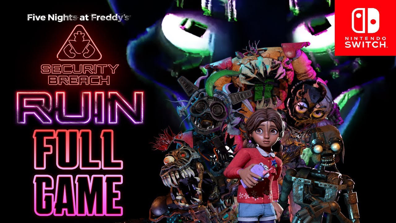 Five Nights At Freddy's: Security Breach RUIN Full Game | Nintendo Switch
