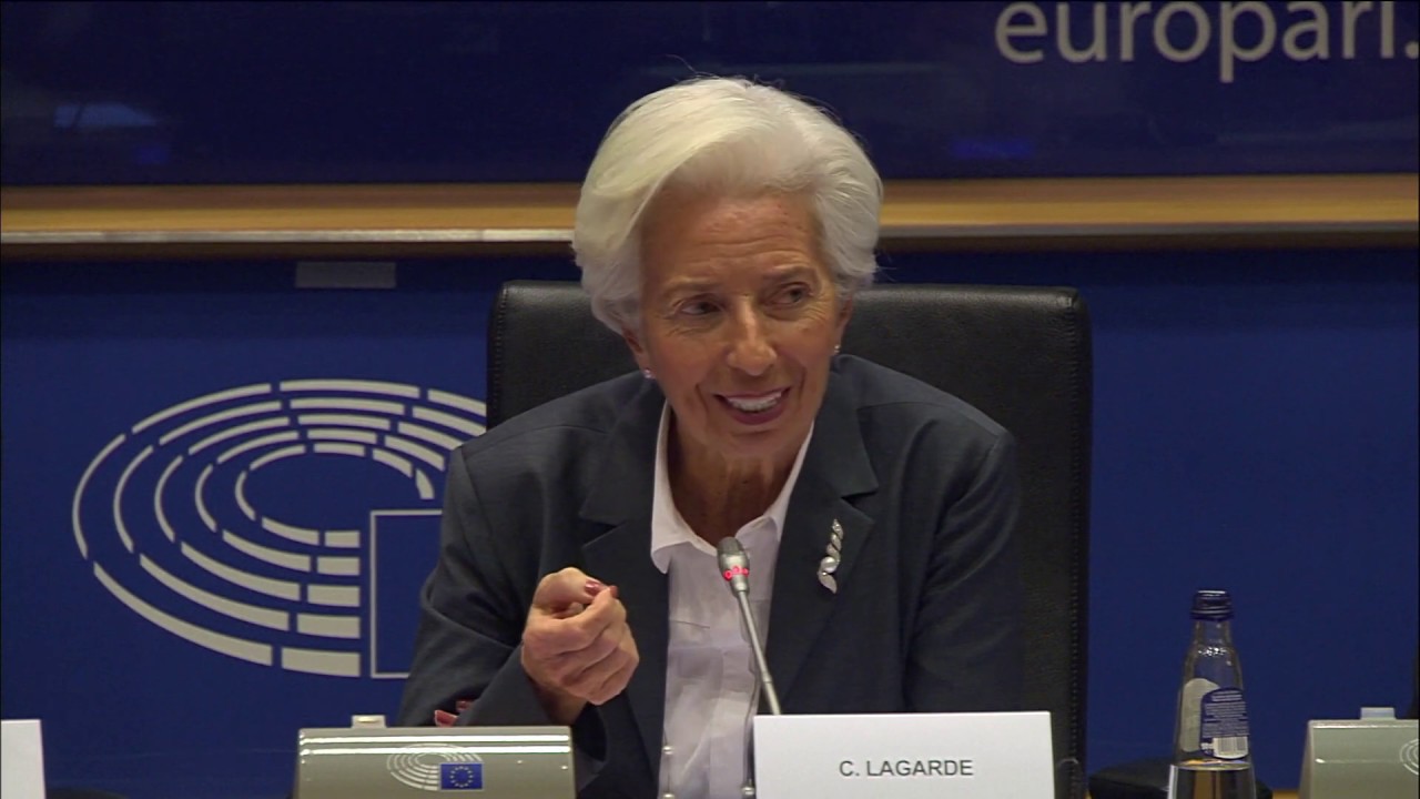 Christine Lagarde faces ECON committee at the European Parliament