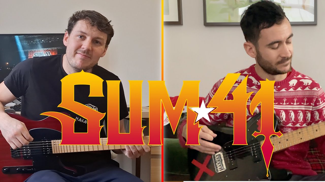 Sum 41 - Fat Lip - Cover Guitar feat @TeuchTeteMusic