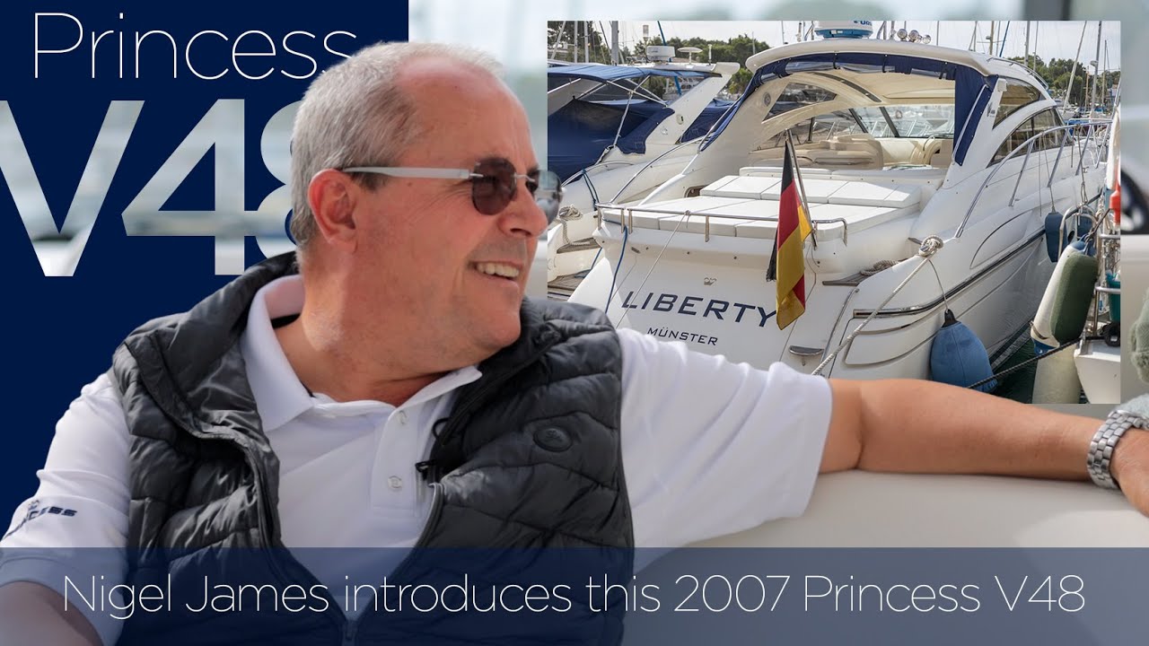 2007 Princess V48 Open 'Liberty' | Yacht Tour & Broker Walkthrough with Nigel James