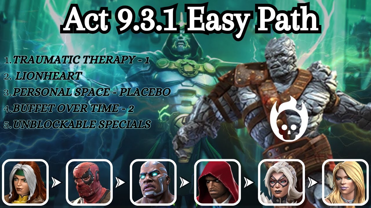 MCOC Act 9.3.1 Easy Path For Completion - Korg Boss