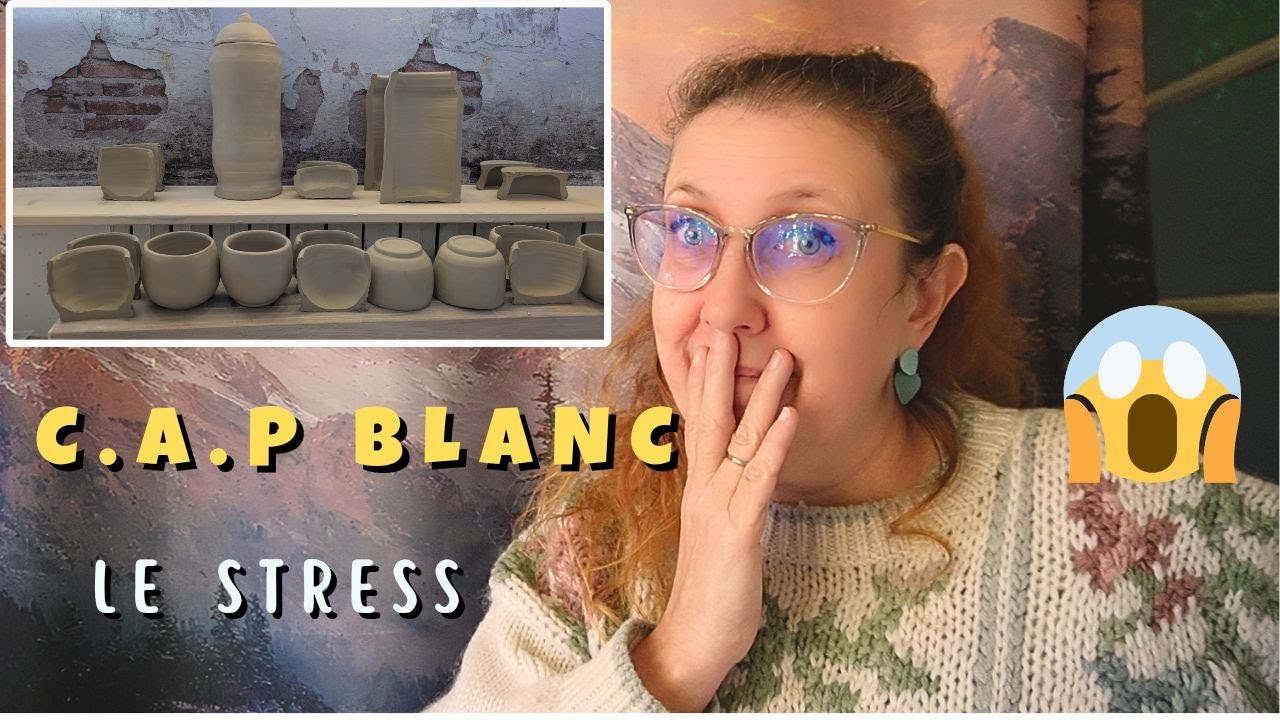 Mon CAP de céramique #19  CAP Blanc  : mise en situation au tour | stress, ratés et gestion du temps