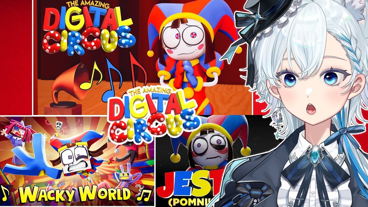 WHAT IS THIS ?| Vtuber Reacts to The Amazing Digital Circus Songs BLIND FOR THE FIRST TIME REACTION