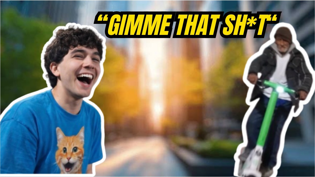 Homeless Man Stole my Scooter!