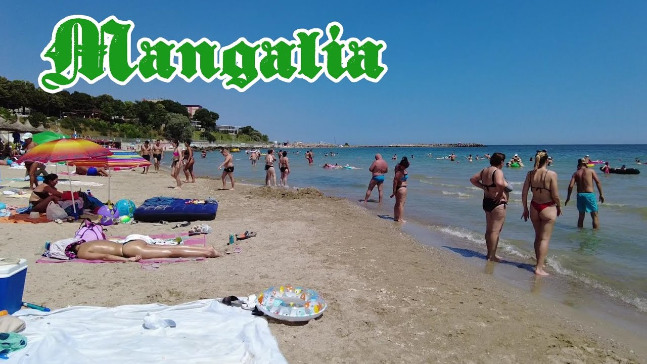 Plaja Mangalia, August - Mangalia beach, Romania - litoral vacanta Marea_Neagra concediu