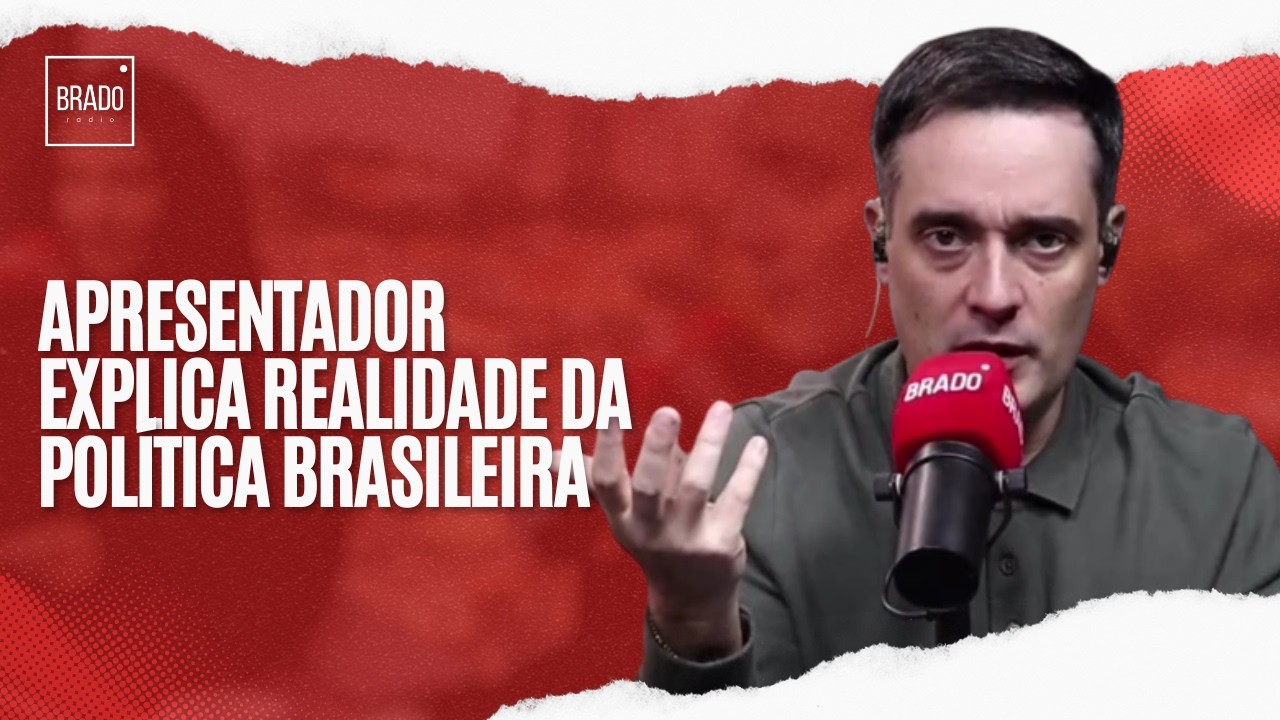 APRESENTADOR EXPLICA REALIDADE DA POLÍTICA BRASILEIRA