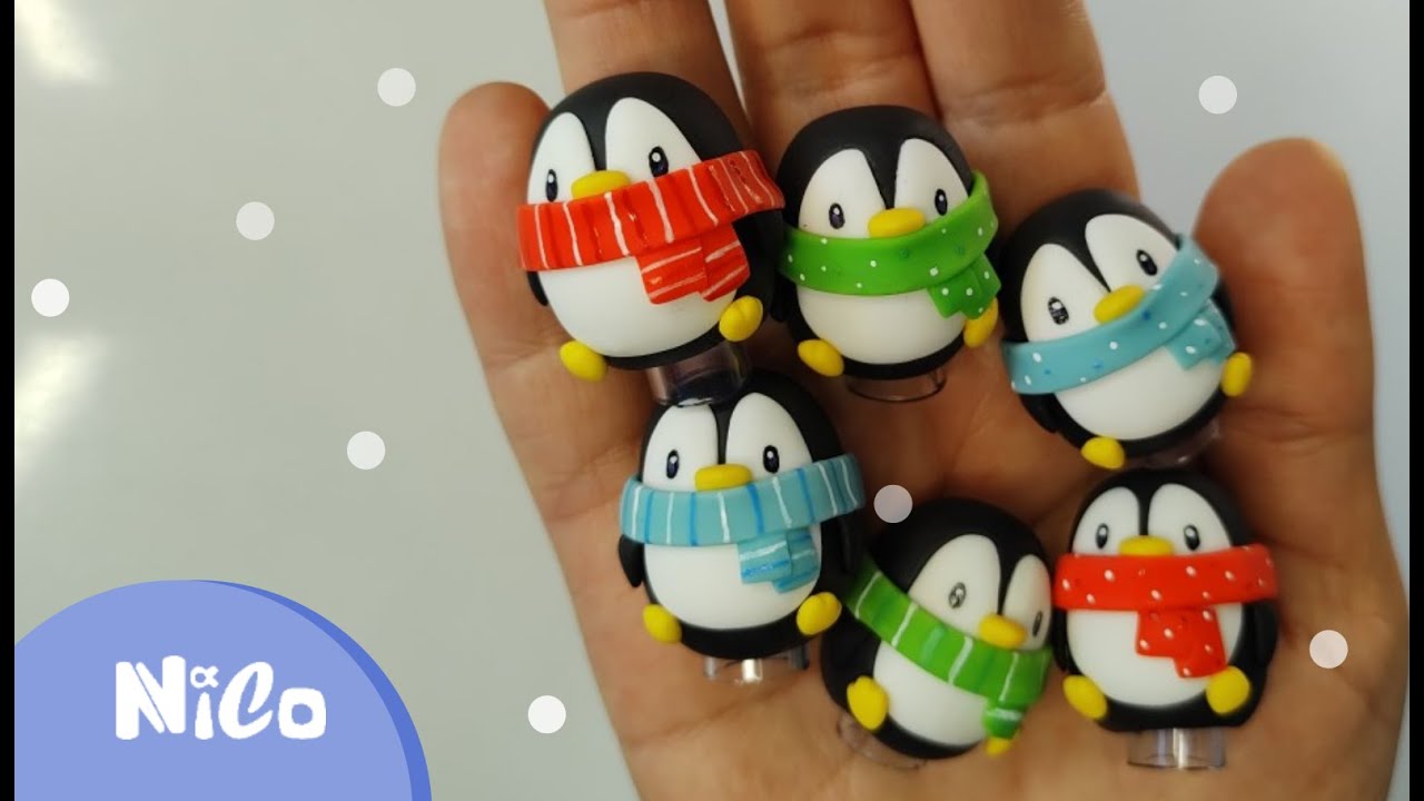Pingüinos de Invierno | Tutorial de Porcelana fría