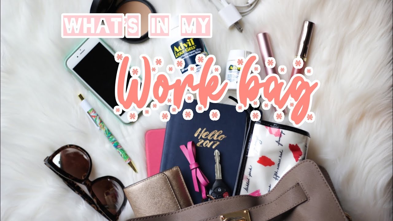 What’s in my Work bag 💼