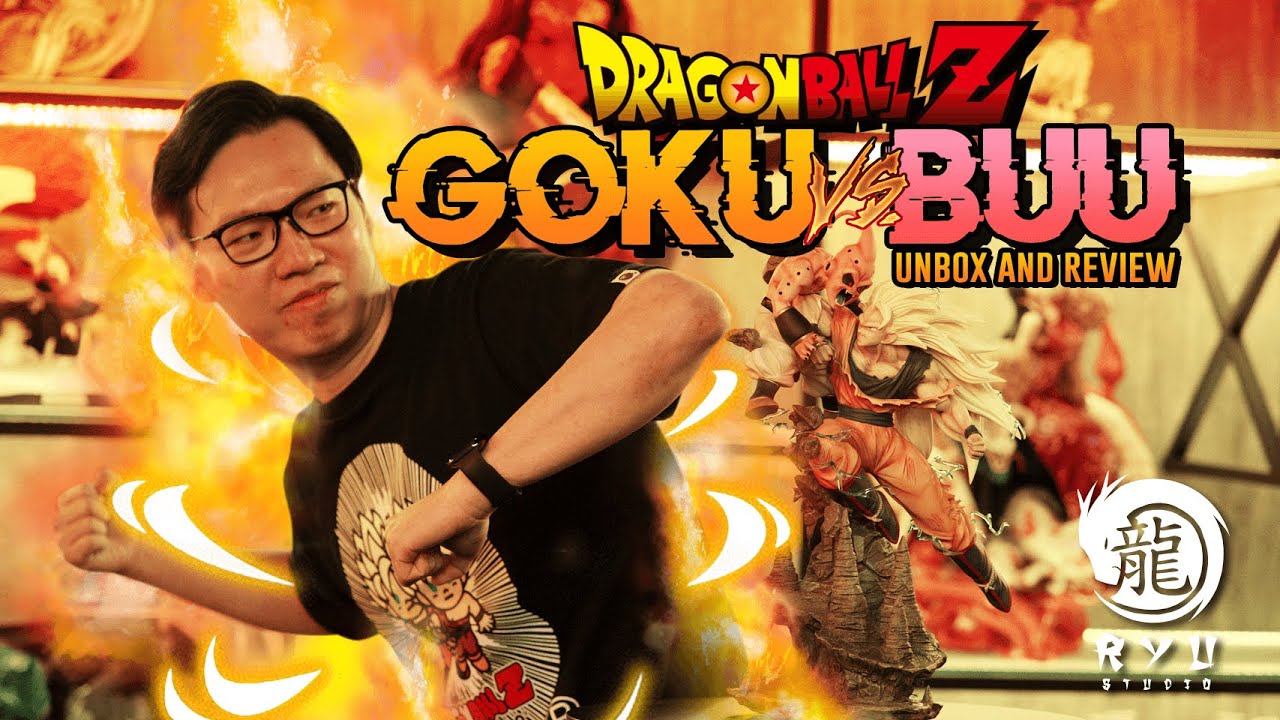 SS3 Goku VS Kid Buu  Dragon Ball Z statue by Ryu Studio| Unbox and Review