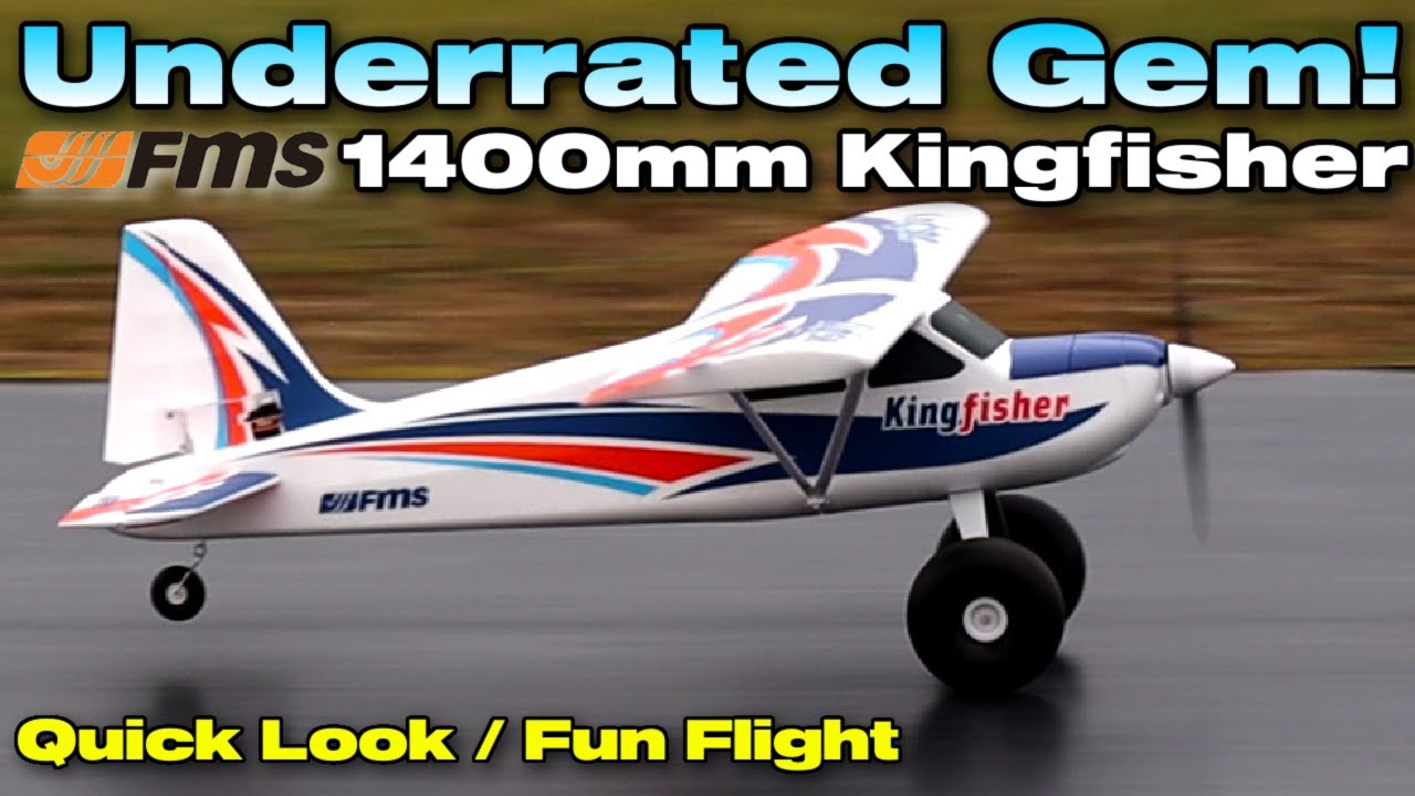FMS 1400 mm Kingfisher PNP w/Reflex V2 - Model AV8R Quick Look/Fun Flight