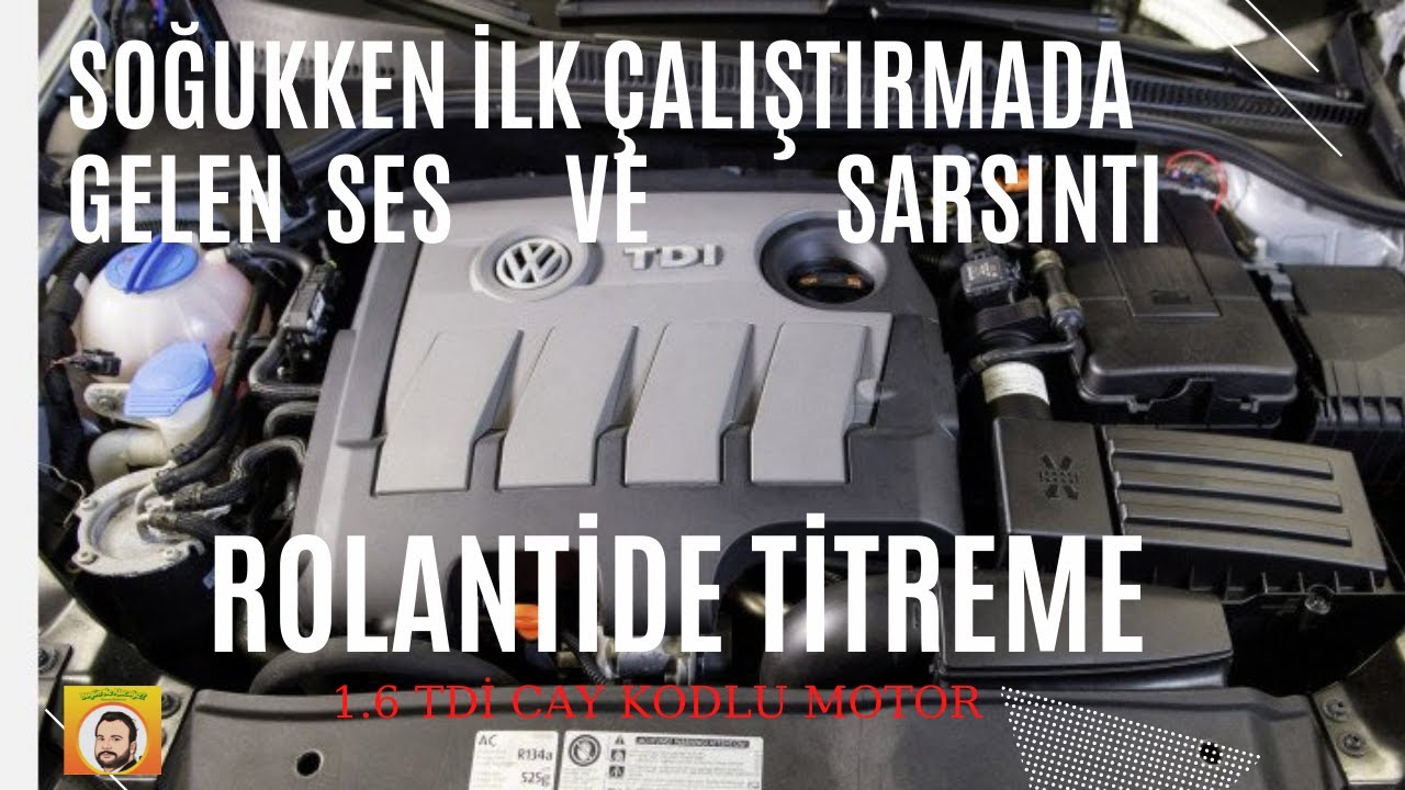 1.6 TDİ DİZEL SOĞUK ÇALIŞTIRMADA SES/ROLANTİDE TİTREME #tdi#volant#ses#titreme#dsg#passat#golf#jetta