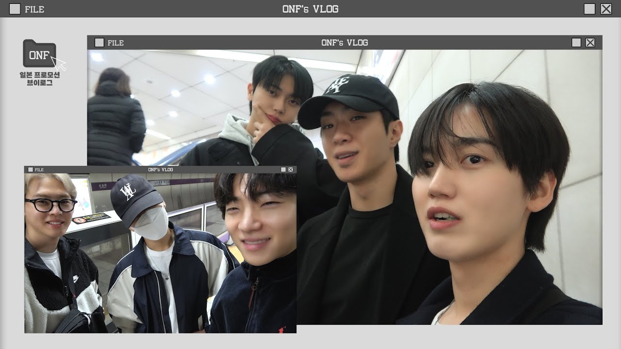 ONF's VLOG│일본 프로모션 중 온앤오프가 틈틈이 담아온 브이로그 기록들 📷