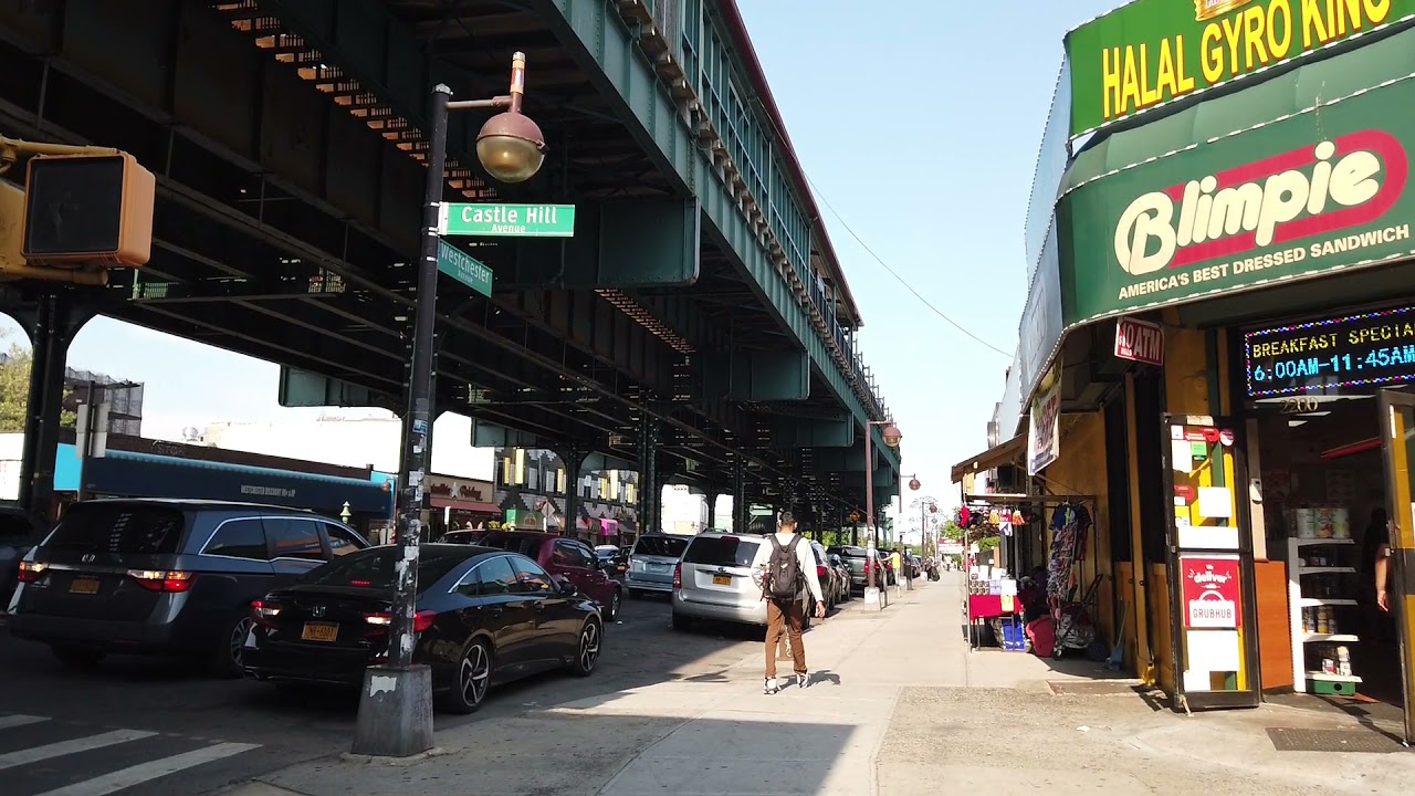 Walking NYC, Parkchester Subway Station to Pelham Bay Park via Westchester Avenue , The Bronx