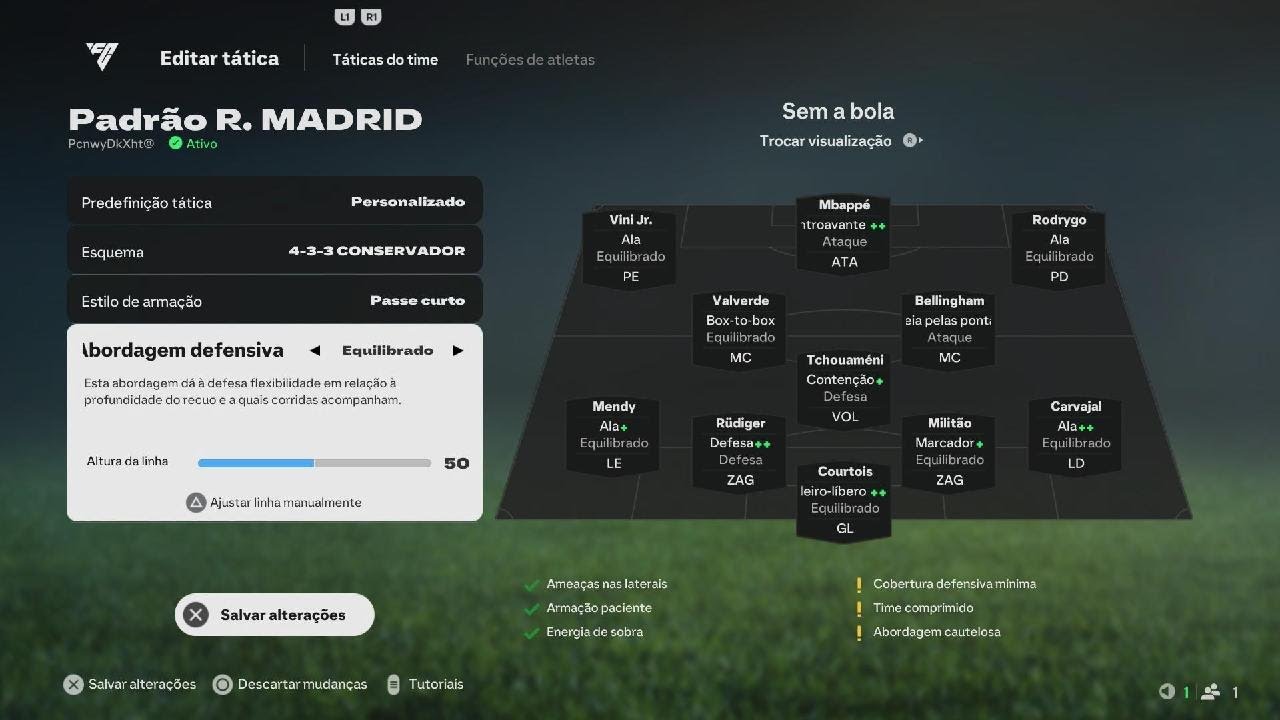 Bug tactics EAFC 25 - Not Saving