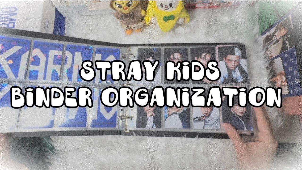 реорганизация биндера Stray Kids | binder organization | биндер от8 и для айди