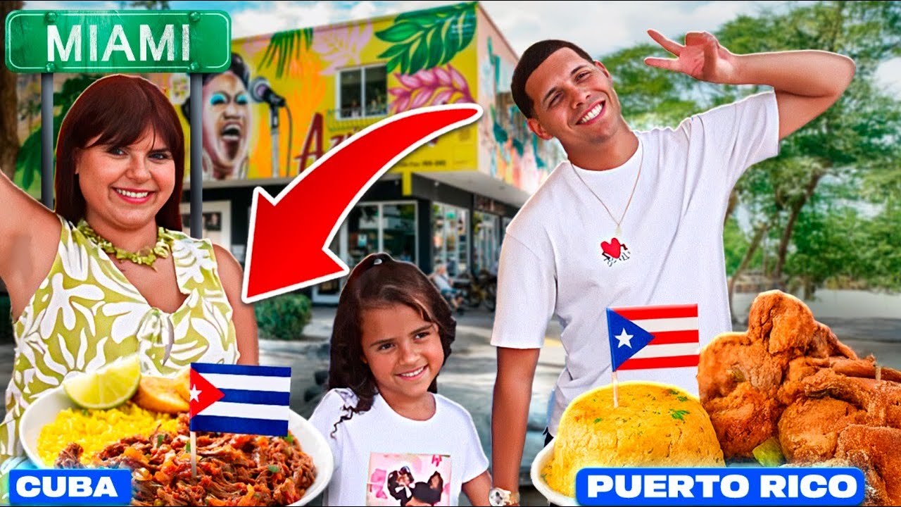 24 HORAS EN MIAMI | PROBAMOS COMIDA CUBANA 🌴